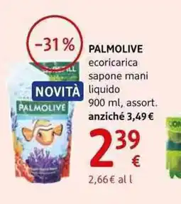 dm drogerie markt Palmolive ecoricarica sapone mani offerta