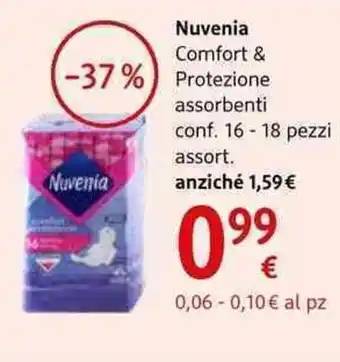 dm drogerie markt Nuvenia comfort & protezione assorbenti offerta