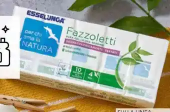 Esselunga - fazzoletti, conf. 10 pacchetti offerta