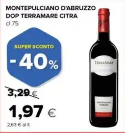 Tigre Montepulciano d'abruzzo dop terramare citra offerta