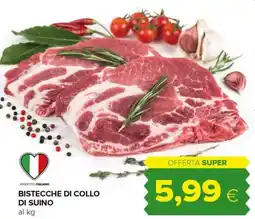 Tigre Bistecche di collo di suino offerta