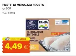 Tigre Filetti di merluzzo FROSTA offerta