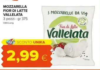 Tigre Mozzarella fior di latte VALLELATA offerta