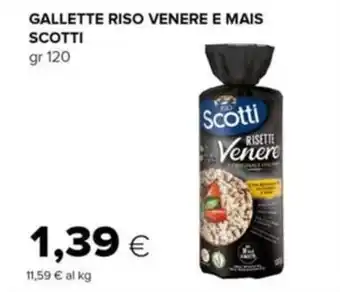 Tigre Gallette riso venere e mais SCOTTI offerta