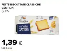 Tigre Fette biscottate classiche GENTILINI offerta