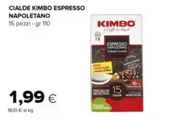 Tigre Cialde kimbo espresso napoletano offerta