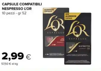 Tigre Capsule compatibili nespresso L'OR offerta