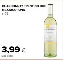 Tigre Chardonnay trentino doc MEZZACORONA offerta