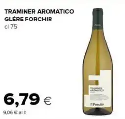 Tigre Traminer aromatico glére FORCHIR offerta