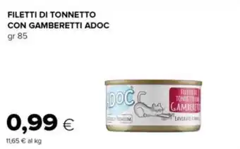 Tigre Filetti di tonnetto con gamberetti ADOC offerta