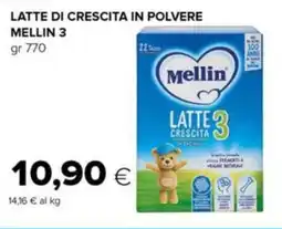 Tigre Latte di crescita in polvere MELLIN 3 offerta