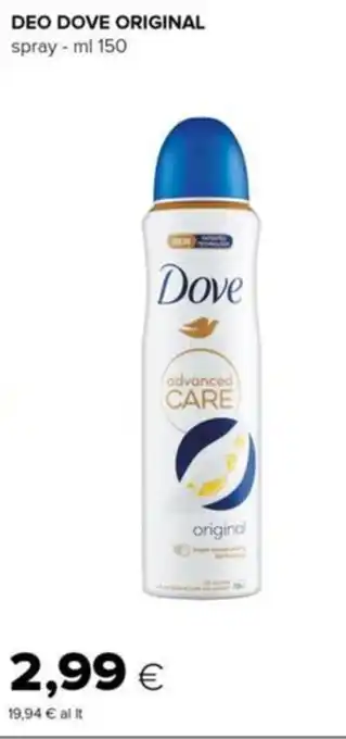 Tigre Deo dove original offerta