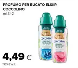 Tigre Profumo per bucato elixir COCCOLINO offerta