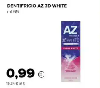 Tigre Dentifricio az 3d white offerta