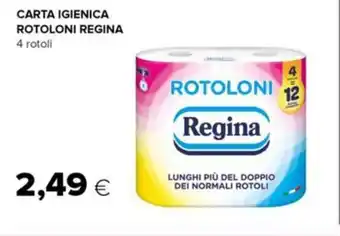 Tigre Carta igienica rotoloni REGINA offerta