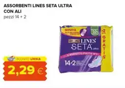 Tigre Assorbenti lines seta ultra con ali offerta