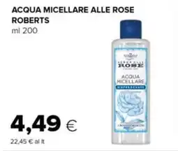 Tigre Acqua micellare alle rose ROBERTS offerta