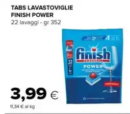 Tigre Tabs lavastoviglie FINISH POWER offerta