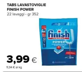 Tigre Tabs lavastoviglie FINISH POWER offerta