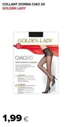 Tigre Collant donna ciao 20 GOLDEN LADY offerta