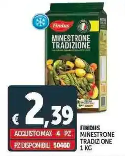 Deco Supermercati Findus minestrone tradizione offerta