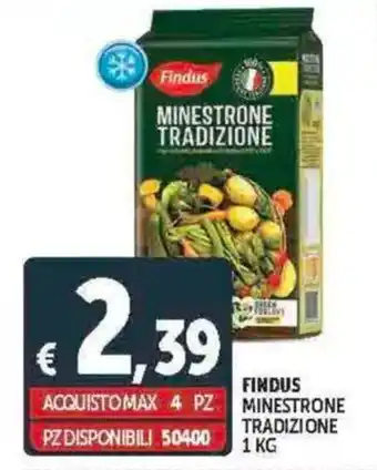 Deco Supermercati Findus minestrone tradizione offerta