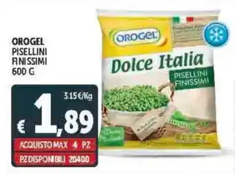 Deco Supermercati Orogel pisellini finissimi offerta