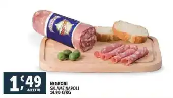 Deco Supermercati Negroni salame napoli offerta