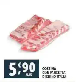 Deco Supermercati Costina con pancetta di suino italia offerta