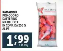 Deco Supermercati Kamarino pomodoro datterino nichel free offerta