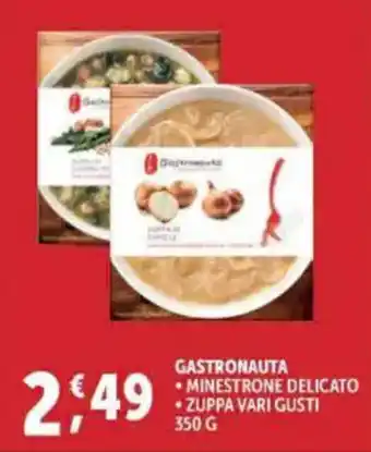 Deco Supermercati Gastronauta minestrone delicato zuppa vari gusti offerta