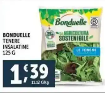 Deco Supermercati Bonduelle tenere insalatine offerta