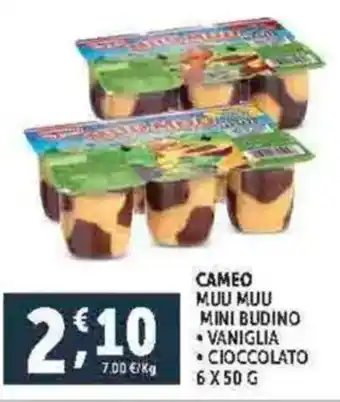 Deco Supermercati Cameo muu muu mini budino offerta