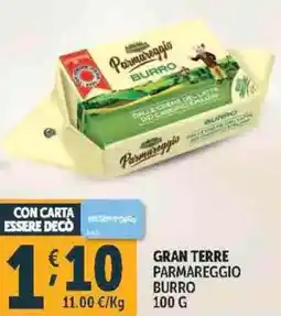 Deco Supermercati Gran terre parmareggio burro offerta