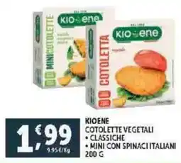 Deco Supermercati Kioene cotolette vegetali offerta