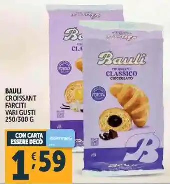 Deco Supermercati Bauli croissant farciti vari gusti offerta