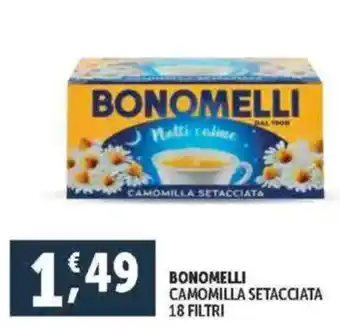 Deco Supermercati Bonomelli camomilla setacciata 18 filtri offerta