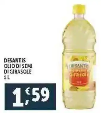 Deco Supermercati Desantis olio di semi di girasole offerta