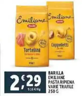 Deco Supermercati Barilla emiliane pasta ripiena varie trafile offerta