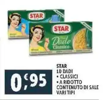 Deco Supermercati Star 10 dadi vari tipi offerta