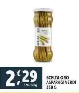 Deco Supermercati Scelta oro asparagi verdi offerta