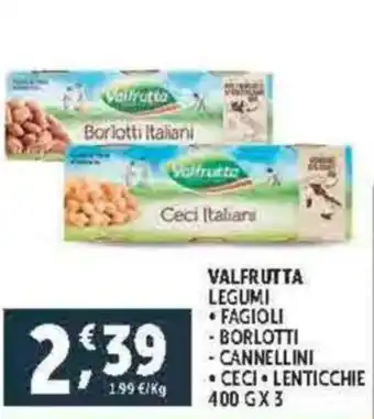 Deco Supermercati Valfrutta legumi offerta