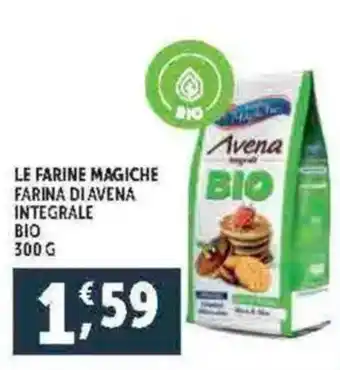 Deco Supermercati Le farine magiche bio farina di avena integrale bio offerta