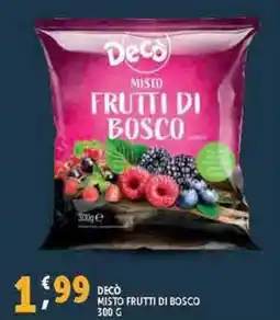 Deco Supermercati Decò misto frutti di bosco offerta