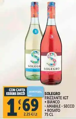 Deco Supermercati Solegro frizzante igt offerta