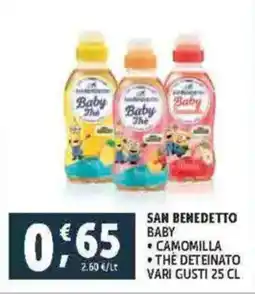 Deco Supermercati San benedetto baby vari tipi offerta