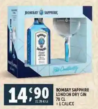 Deco Supermercati Bombay sapphire london dry gin offerta