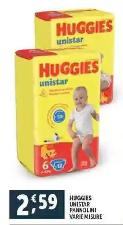 Deco Supermercati Huggies unistar pannolini varie misure offerta