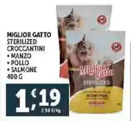 Deco Supermercati Miglior gatto sterilized croccantini offerta