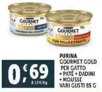 Deco Supermercati Purina gourmet gold per gatto offerta